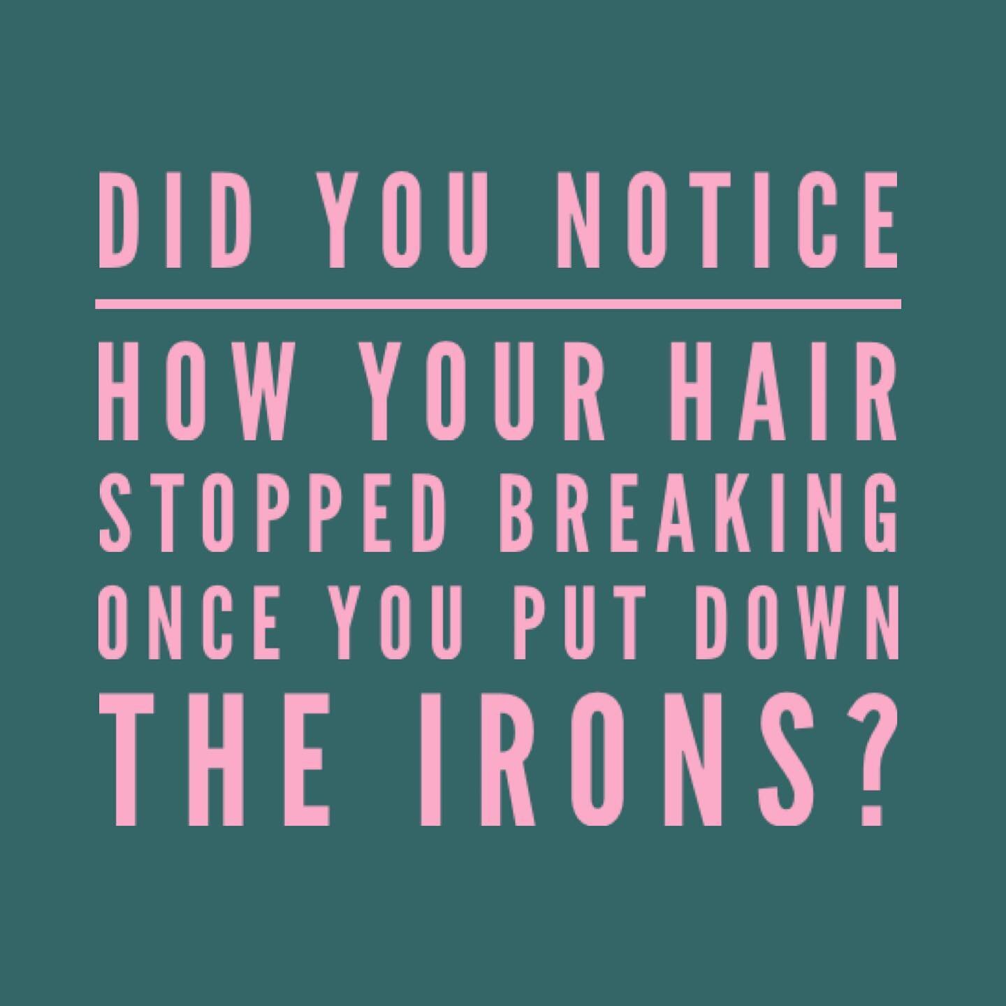 Lockdowns did give us some positive &lsquo;aha&rsquo; moments. One being that out hair irons were contributing to our hair breakage. 
Going &lsquo;natural&rsquo; not only gave you kick ass beach hair but also lessened the daily heat hit. 
This caused