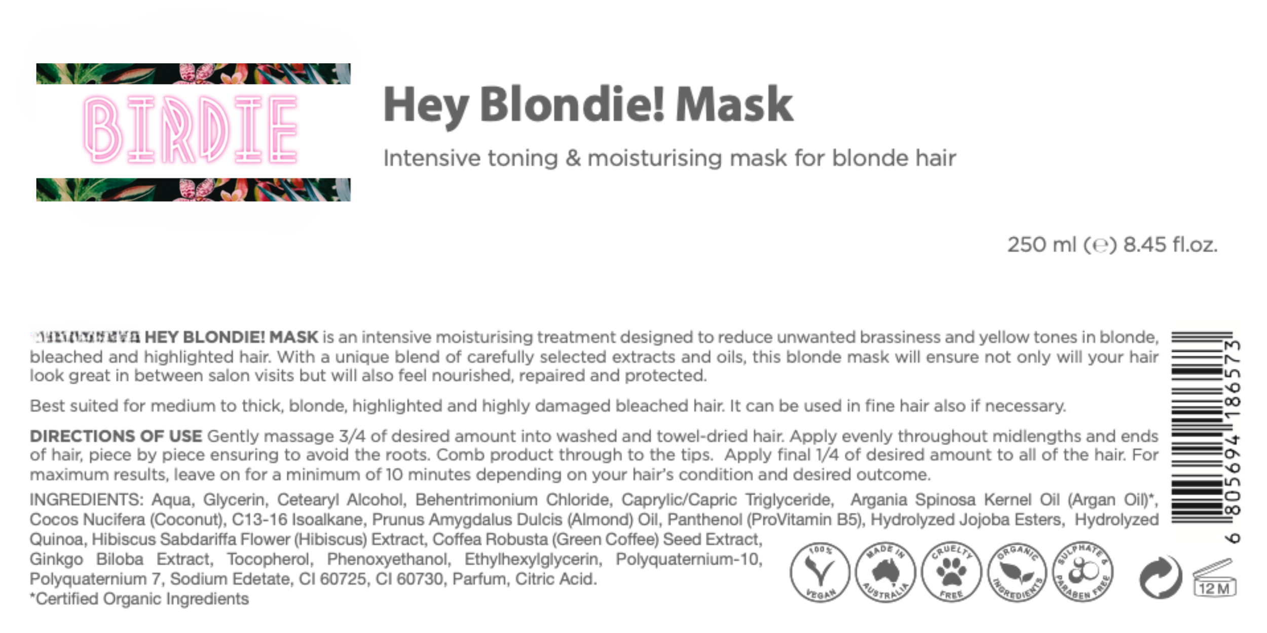 Hey Blondie! Mask Label.png