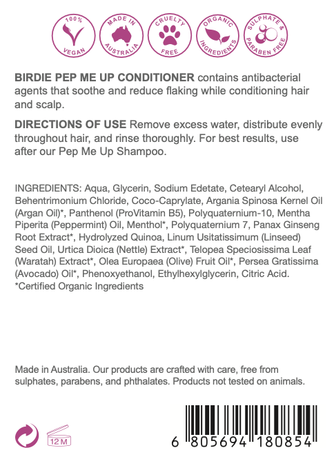 Pep Me Up Conditioner Label.png