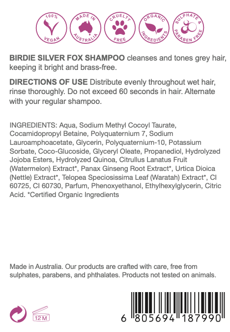 Silver Fox Shampoo Label.png