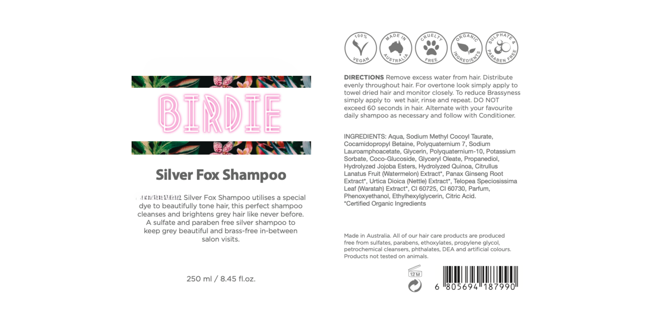 Silver Fox Shampoo Label.png
