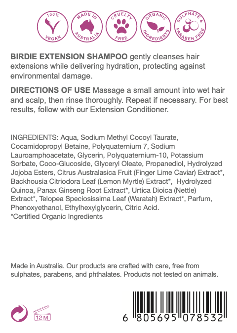 Extension Shampoo Label.png