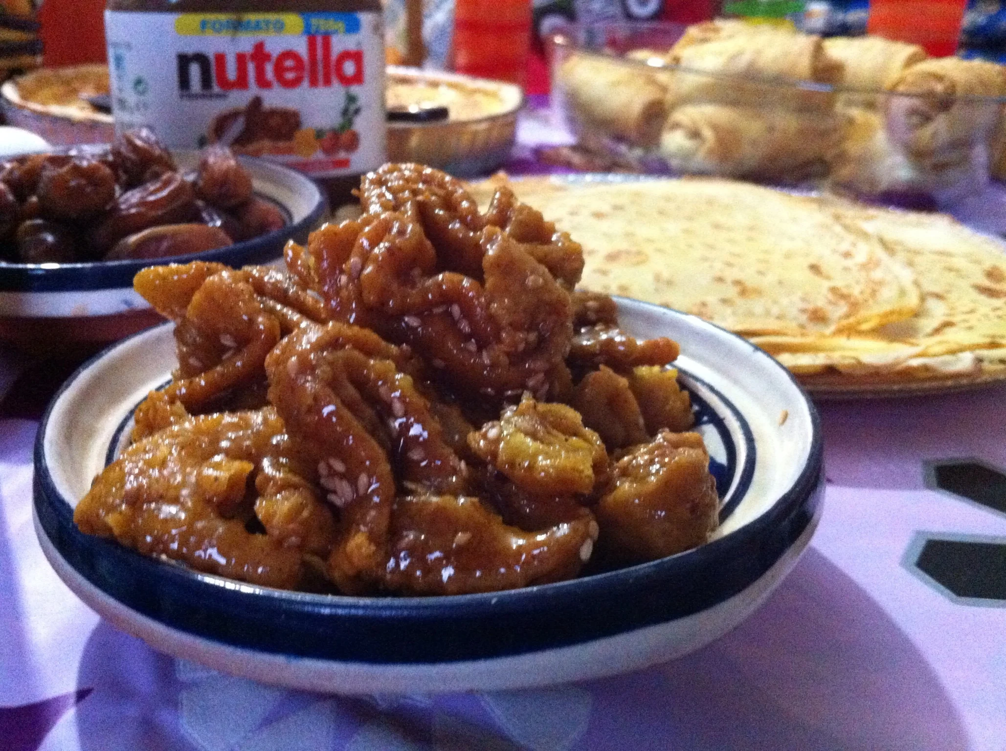 Some of the awesome food that we get to enjoy at Iftar