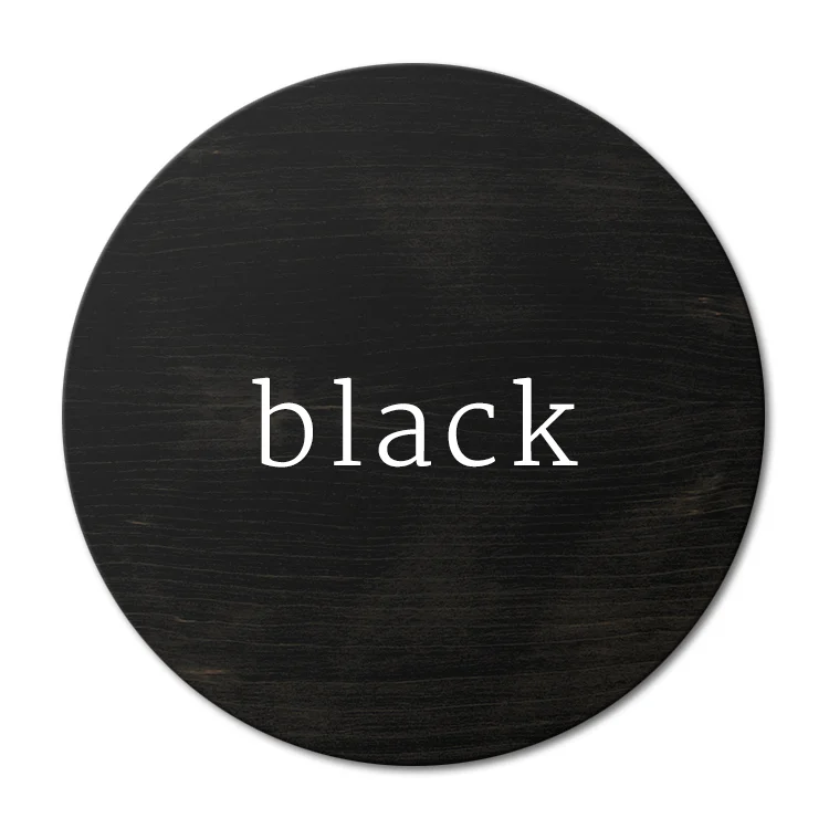 Black lacquered white oak frame