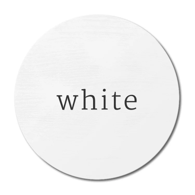 white lacquered solid oak frame