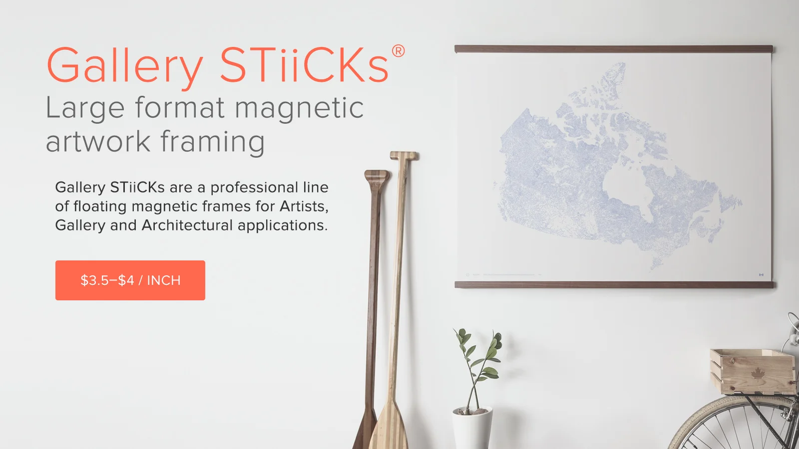 Large format framing alternative