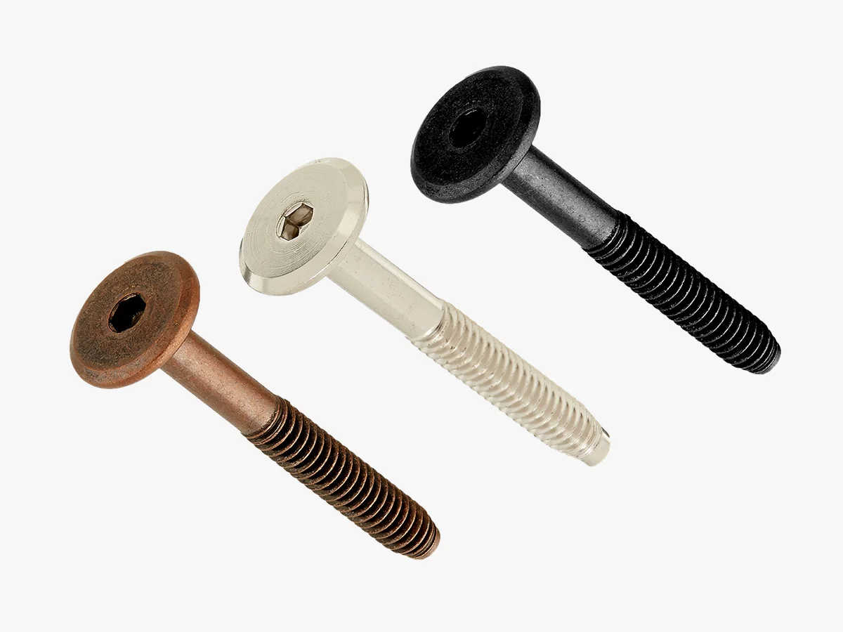 Choose from antique bronze, chrome or black oxide hardware.