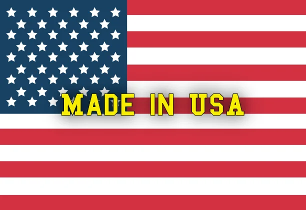 Proudly Made in USA.