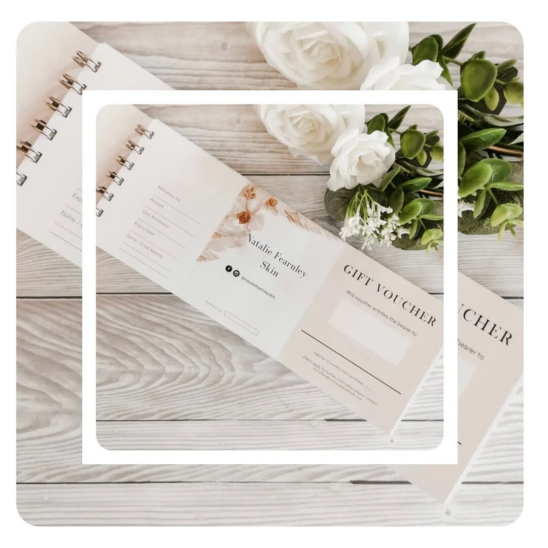 Gift Vouchers Now Available 🧖🏻&zwj;♀️🤍 

Treat your loved one this Christmas to the perfect pamper gift! 

- Glow or Glow &amp; Cleanse package 
- Deluxe Dermaplaning Facial 
- Relaxation Facial 

To purchase, see pricing and delivery info please 