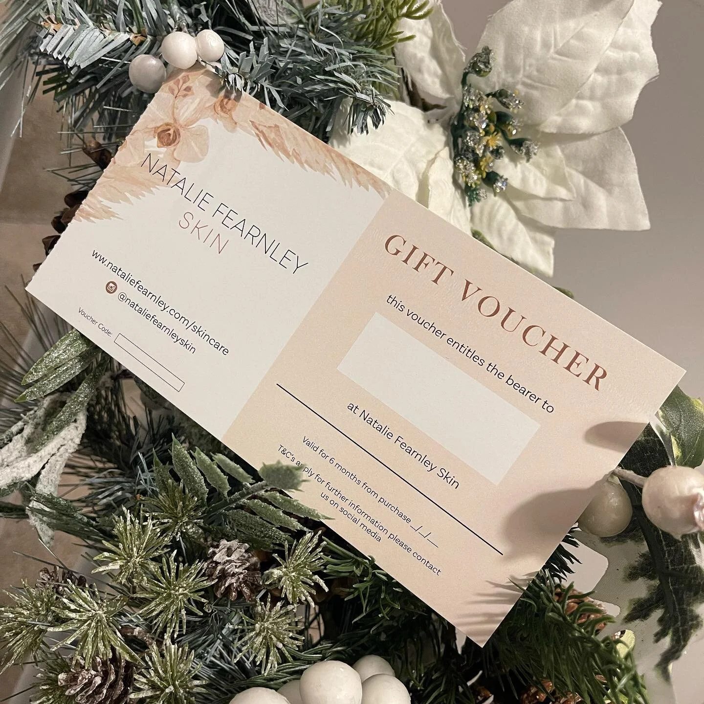 It&rsquo;s the last week to get your hands on Gift Vouchers in time for Christmas 🤍 as I am on holiday from Monday 19th December - 9th January. Collection from Westhill, post, or if local I can deliver.