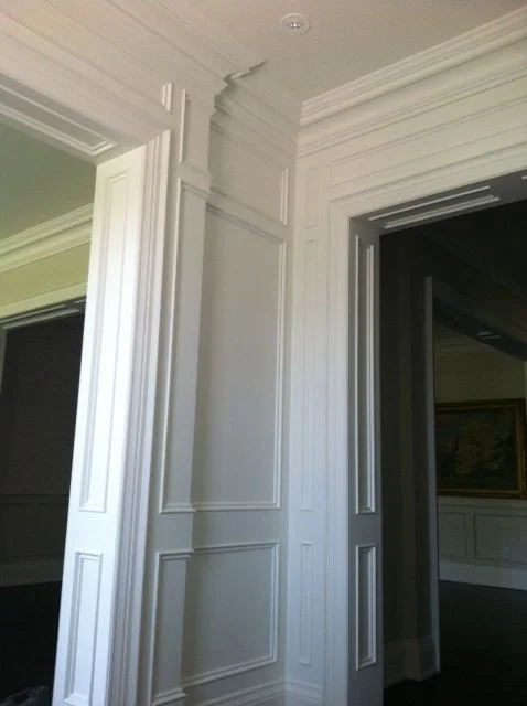 The client's foyer before the work began.