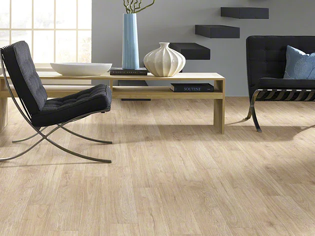 Who would guess that these are actually vinyl floor tiles? ( Shaw Floors )