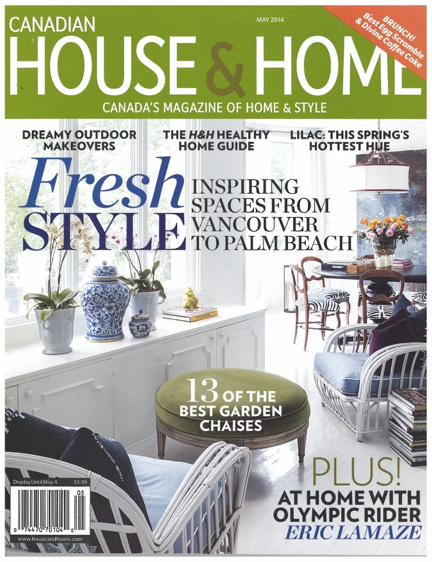 "A Creative Retreat" House & Home, May 2014 (Images courtesy of House & Home)