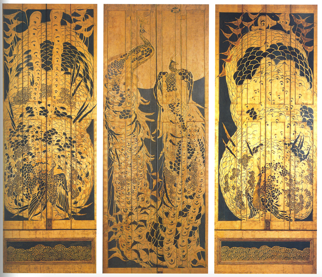 These are detail shots of the shutters in the Peacock Room, 1876-77 by James McNeill Whistler. I love the combinations of the pattern and colour! 