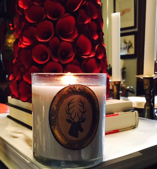 My candle at home from Love the Design.