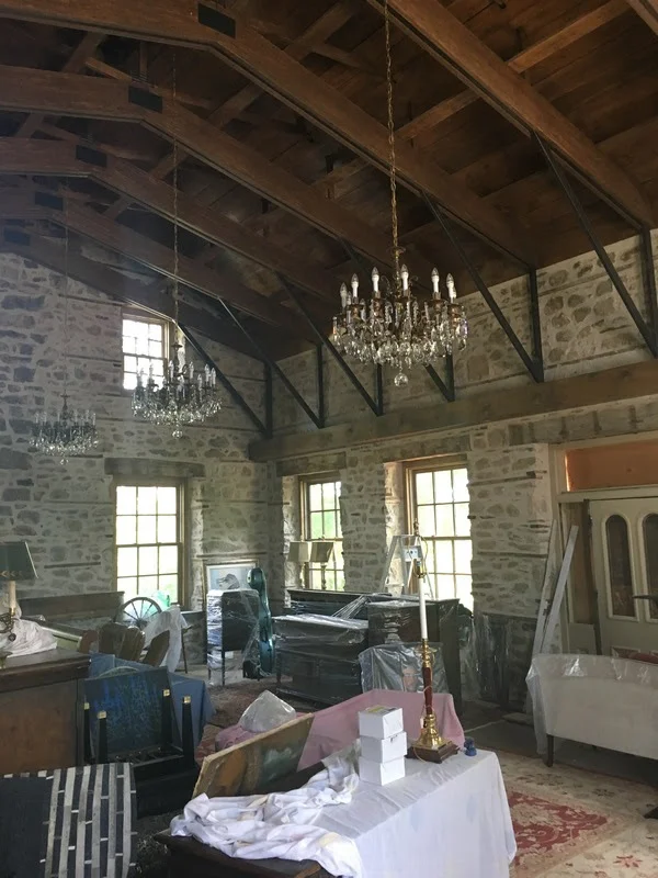 Almost there - furniture is being delivered...