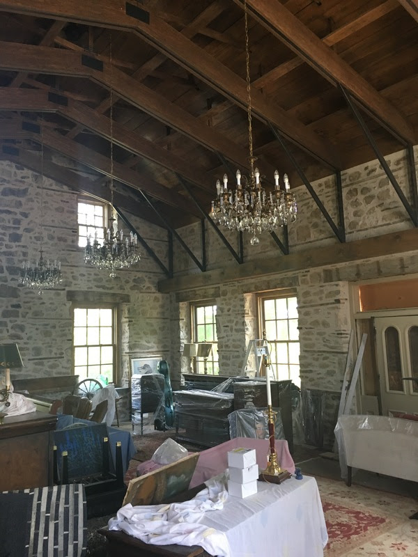 Almost there - furniture is being delivered...