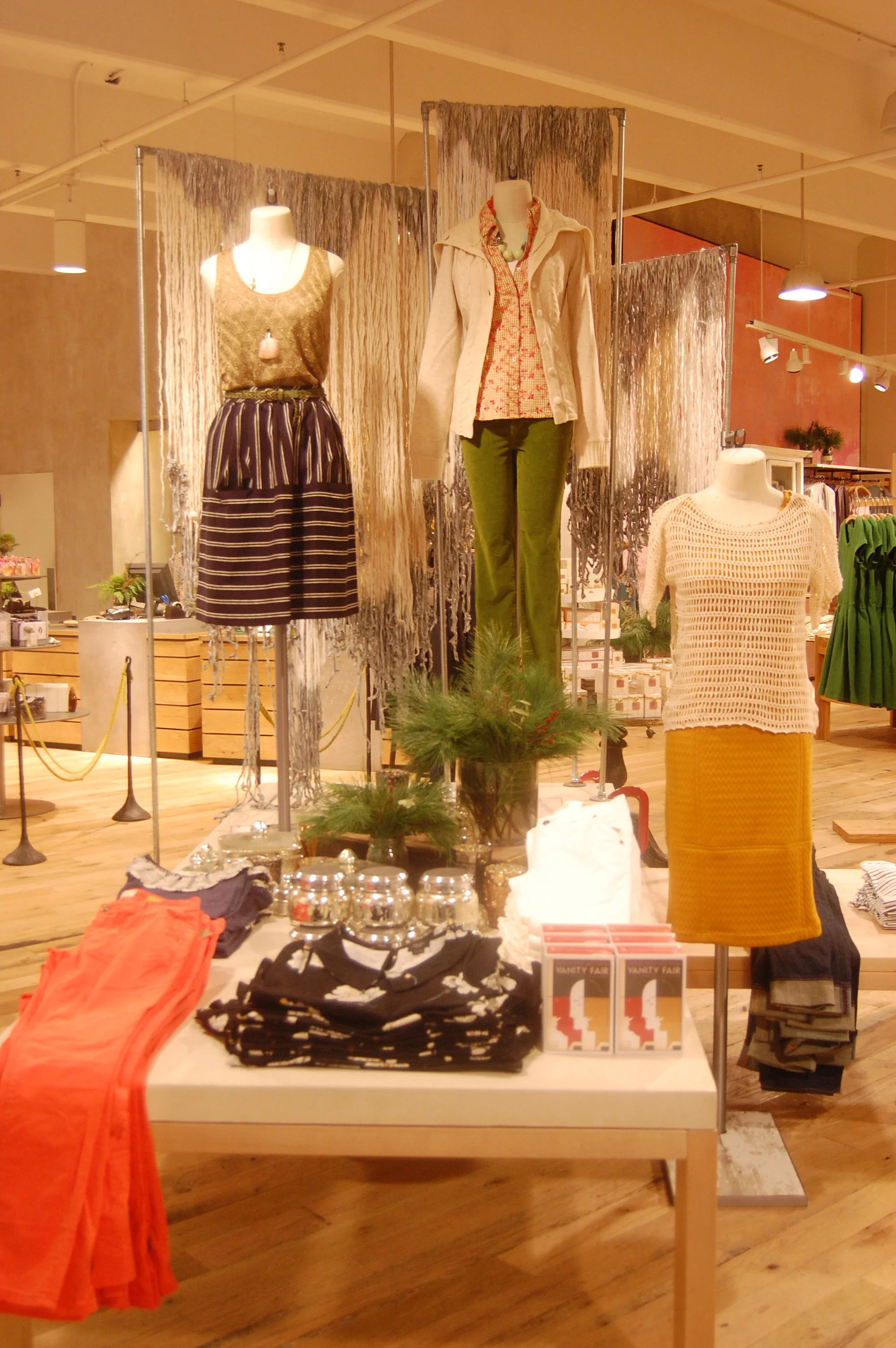 Twisted Cloth Floor Display