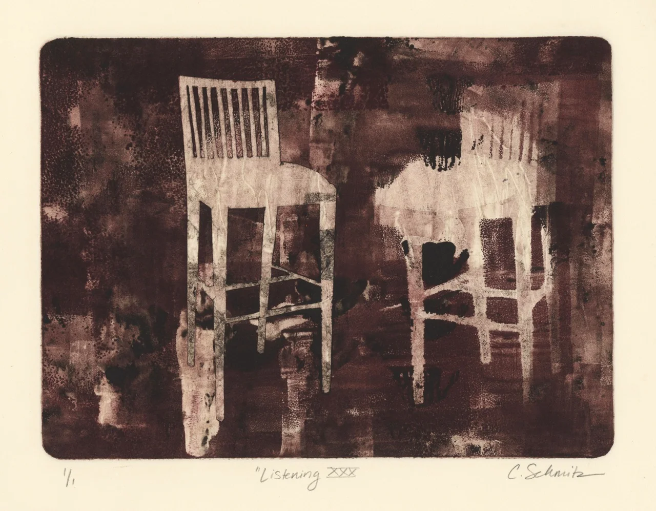 Schmitz_Listening XXX_oilmonotype_SOLD.jpg