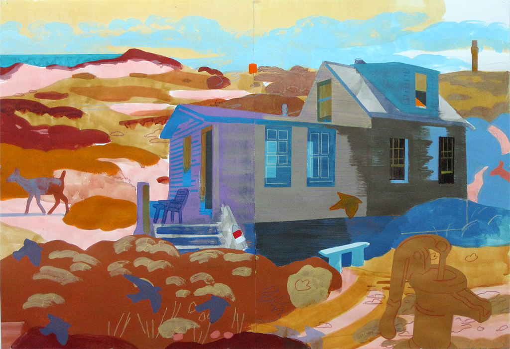 Justin Kim, "Dune Shack, Provincetown MA, 30 x 44