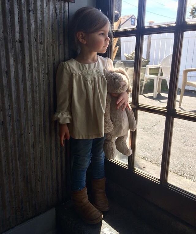 Happy Easter to all! One day early 😆. This photo was actually taken 2 years ago today at one of our dearest establishments - Brennan&rsquo;s in Stamford. This photo has always been a favorite of mine - sweet Mileigh captured in a beautifully quiet m