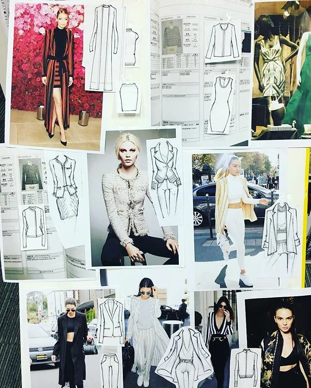 Working towards the next collection. The moldboard became a fan board of Gigi and Kendall 😁 #streetstyle #gigiandkendall #gigihadid #kendalljenner #indhousedesign #indhouse #paulacheng #fashiondesign #AWcollection #knitting #knitwear #moodoftheday
