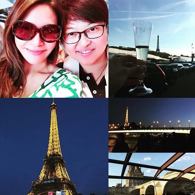Cruise after party! #Spinexpo #fashionweek #parisfashionweek #jadoreparis #parisjetaime #bateauxmouches #workhardplayhard #cruise #pariscruise