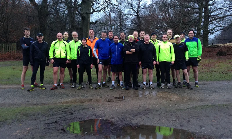 The slightly faster group who hope to be slightly slimmer by this time next year...