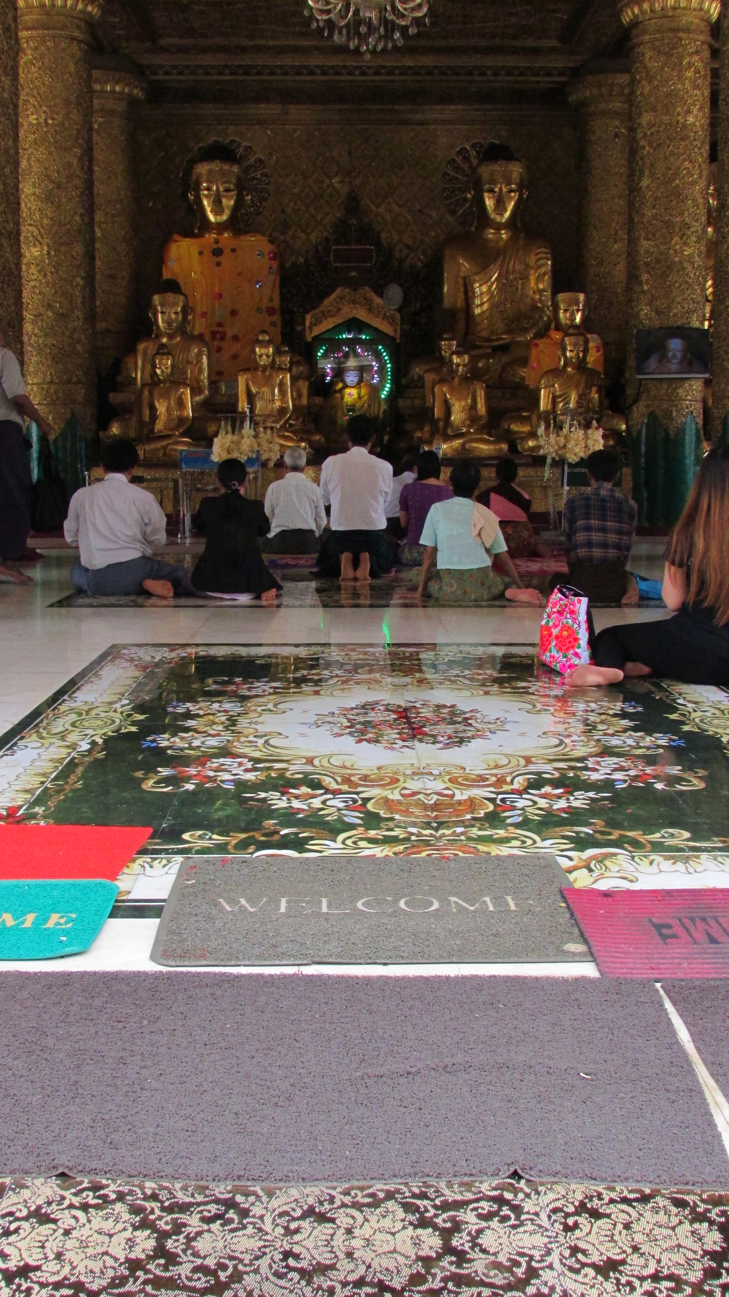 Welcome. Shwedagon Pagoda.
