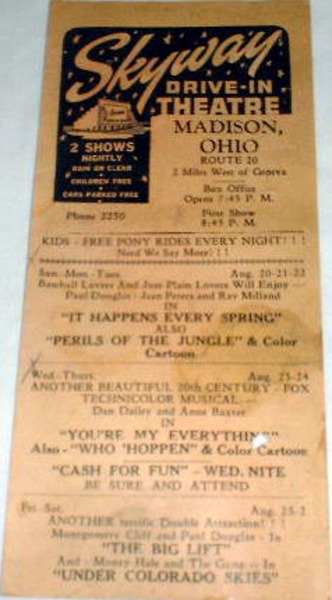 (Image from drive-ins.com ) Another ad for Skyway.