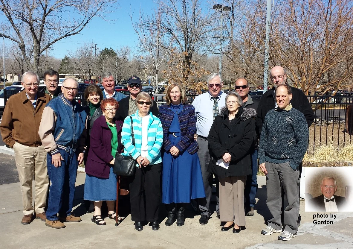 This was the Triumph Club group at the March 14th Memorial Service for long-time member Don Joy. Don was a member of the club since the 1980’s and took an active role in the club ever since. A summer visit to “Don’s Ranch” in the mountains used to be an annual event. We were used to seeing him in his GT-6 but his 32 Ford Vicki coupe hot-rod was the car he has owned since he was 15 years old and it was his signature car. He had just sold it a couple of months ago and at age 79 he had owned it for 64+ years. In talking with his daughter Mary she told us he had given the car to her and it was already back east; her husband is a “car guy” and will enjoy and take care of it and she said they were going to look for a Triumph club in their area. Don was the only “Honorary Member” of the RMTC; he will be missed by all who knew him.