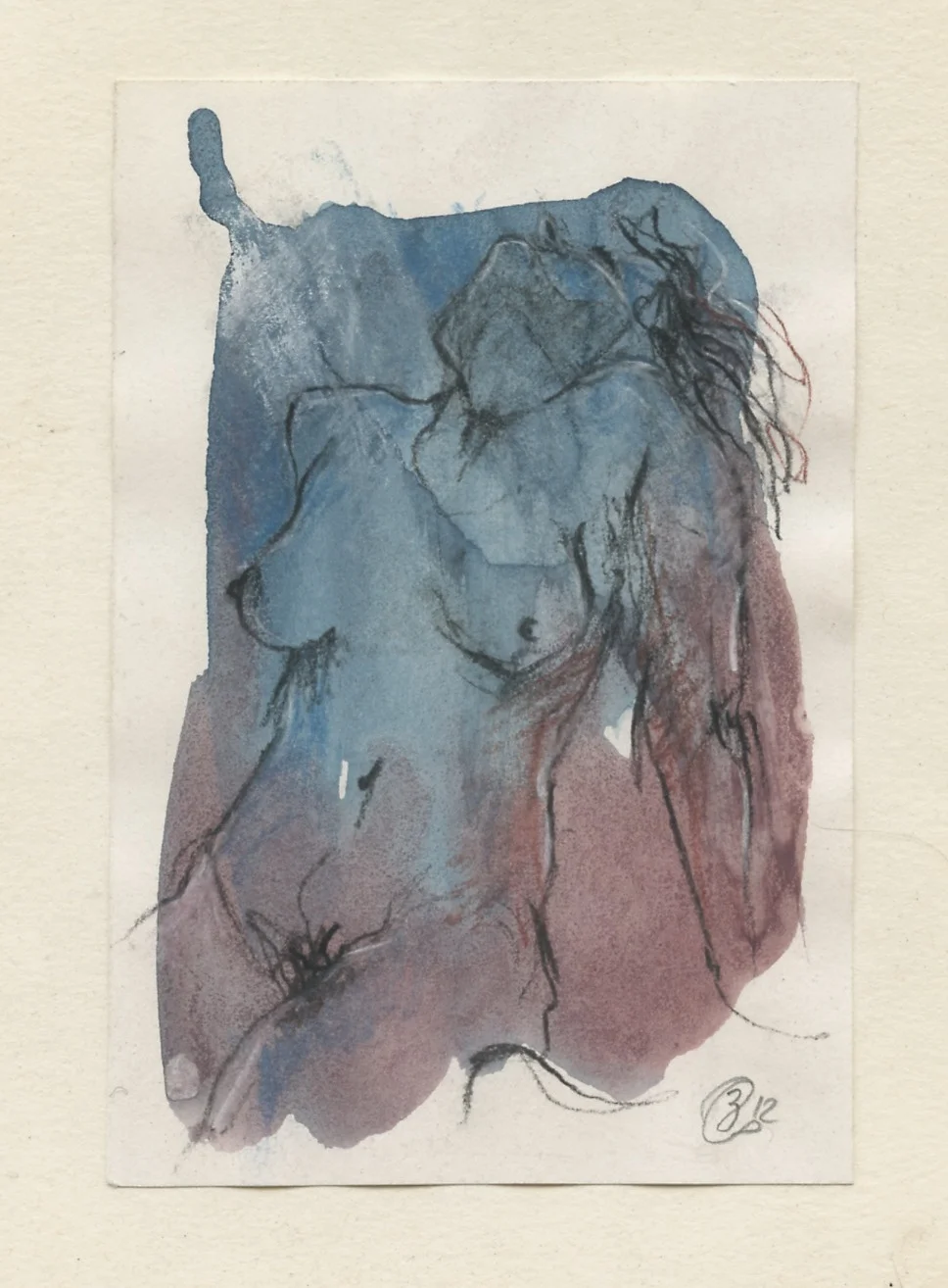 Girlfriend (what is in Beethoven's mind ?) Painting by Catherine Zumkeller
