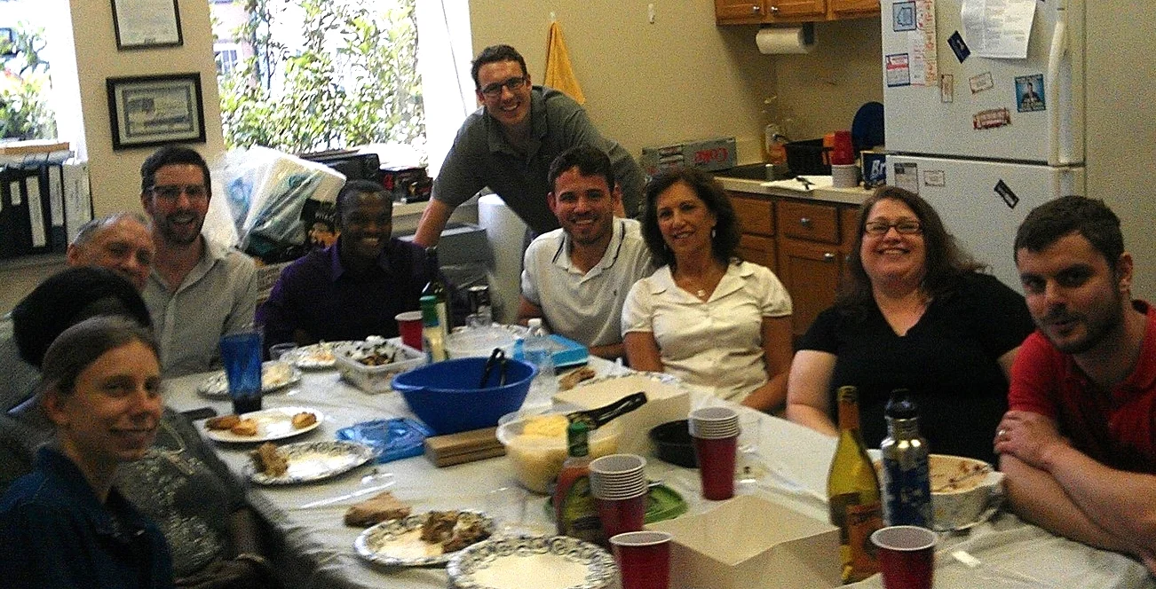 Last Day Potluck with Staff & Gillis Long Summer Interns