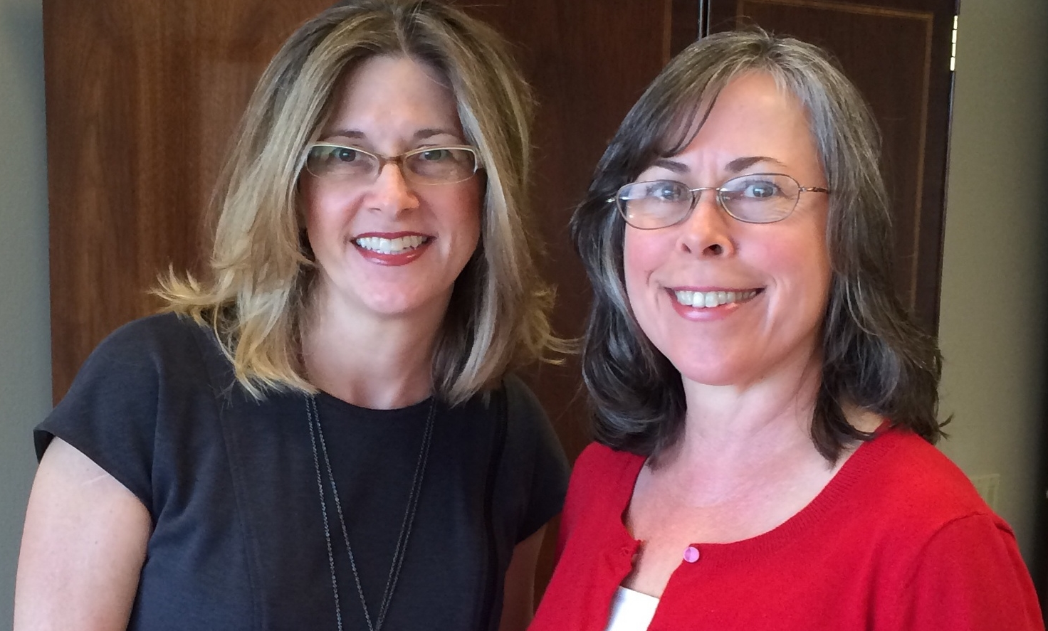 (l to r) Allyson Howie and Catharine Gracia