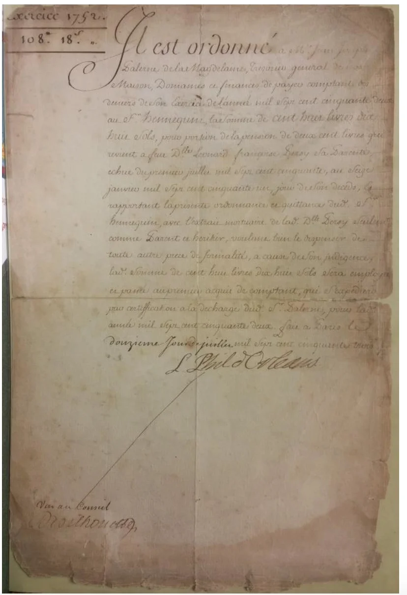 Royal Orléans House manuscript