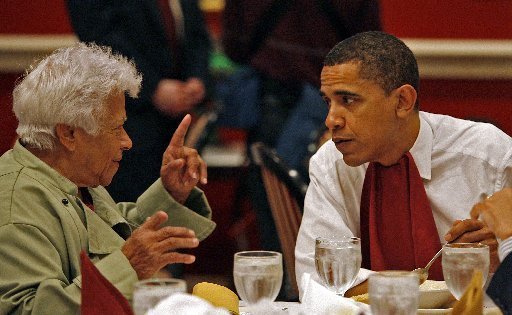 Chef Leah Chase with President Barack Obama Photo Courtesy of Dooky Chase's Restaurant website