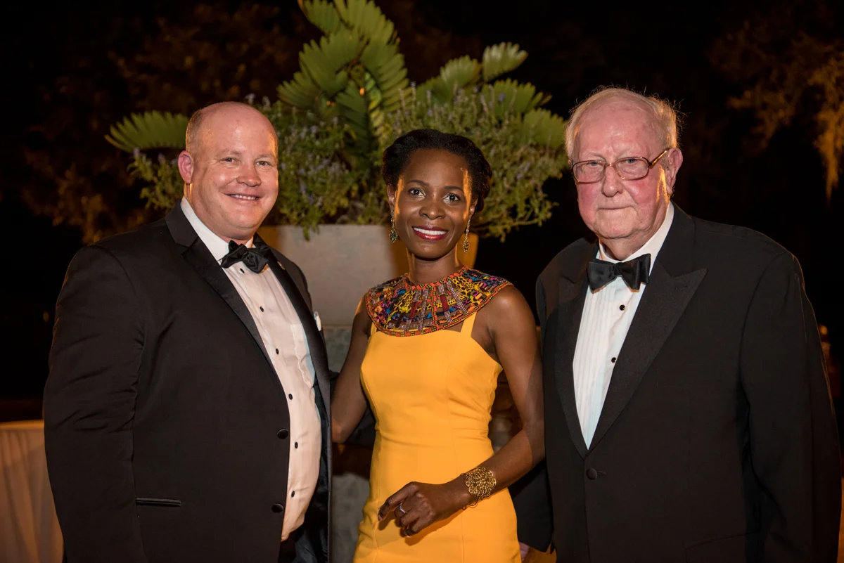 2019 Chair Chris Ralston, 2019 JFAB Event Chair Nadège A. Assalé , Robert Redfearn