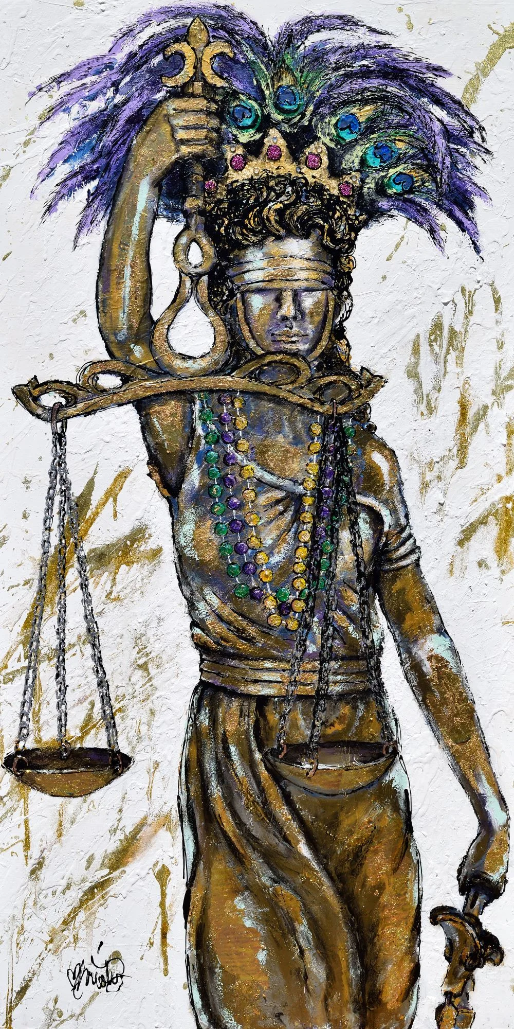 “Lady Justice” will be auctioned off at this year’s 31st Annual Justice For All Ball.