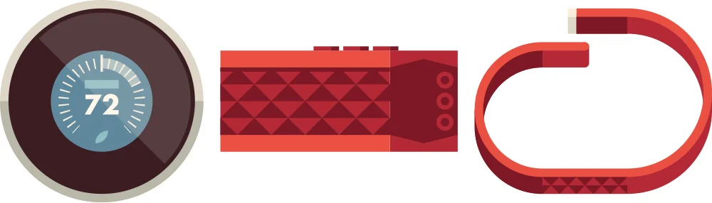 Innovative products like Nest and Jawbone's Up and Jambox were featured.