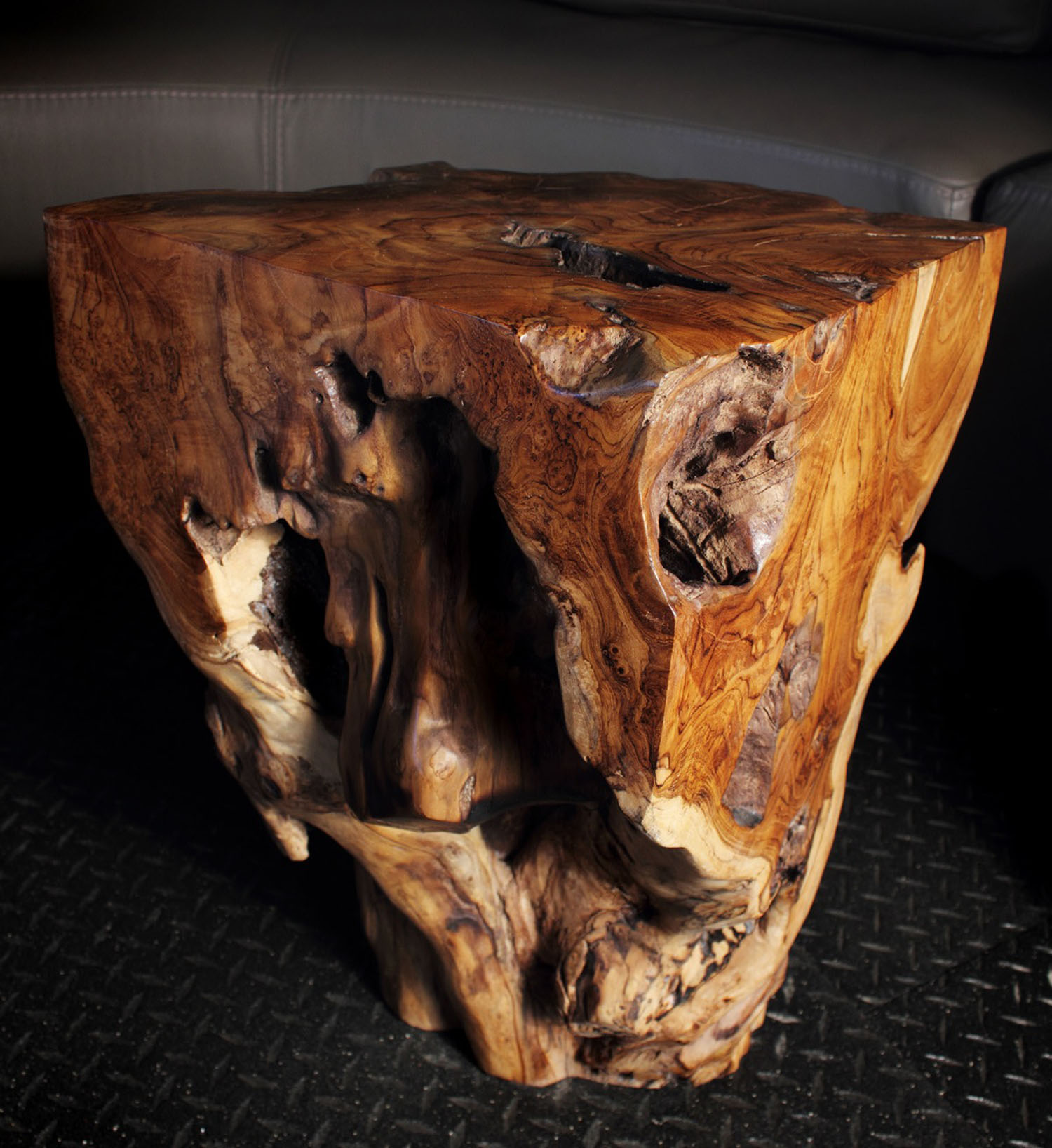 Copy of Sculpted Teak Root End Table