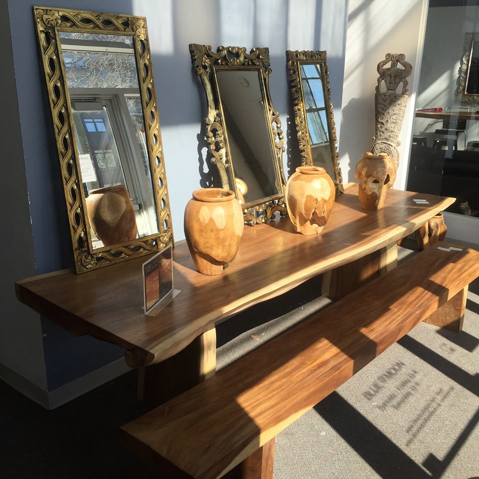 Beautiful sunshine brightens Blue Moon’s showroom in East Exchange.