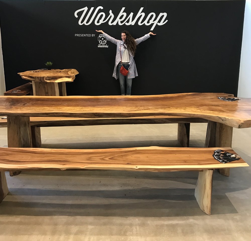 Throw back to this time last year when we were setting up for the Home and Garden Show Workshop. 
