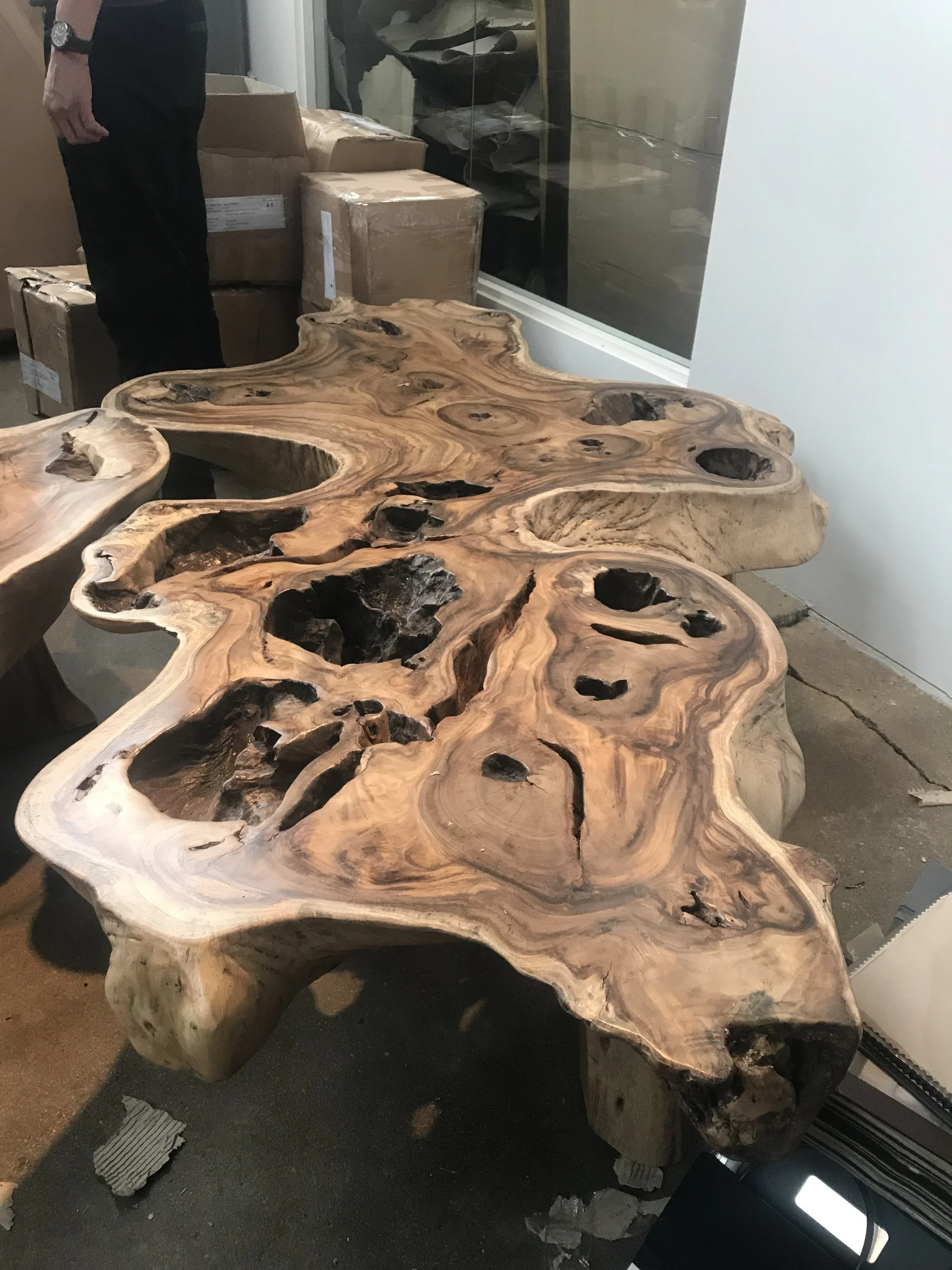 The most beautiful coffee table in all of existence. Majestic Single Slab coffee table.