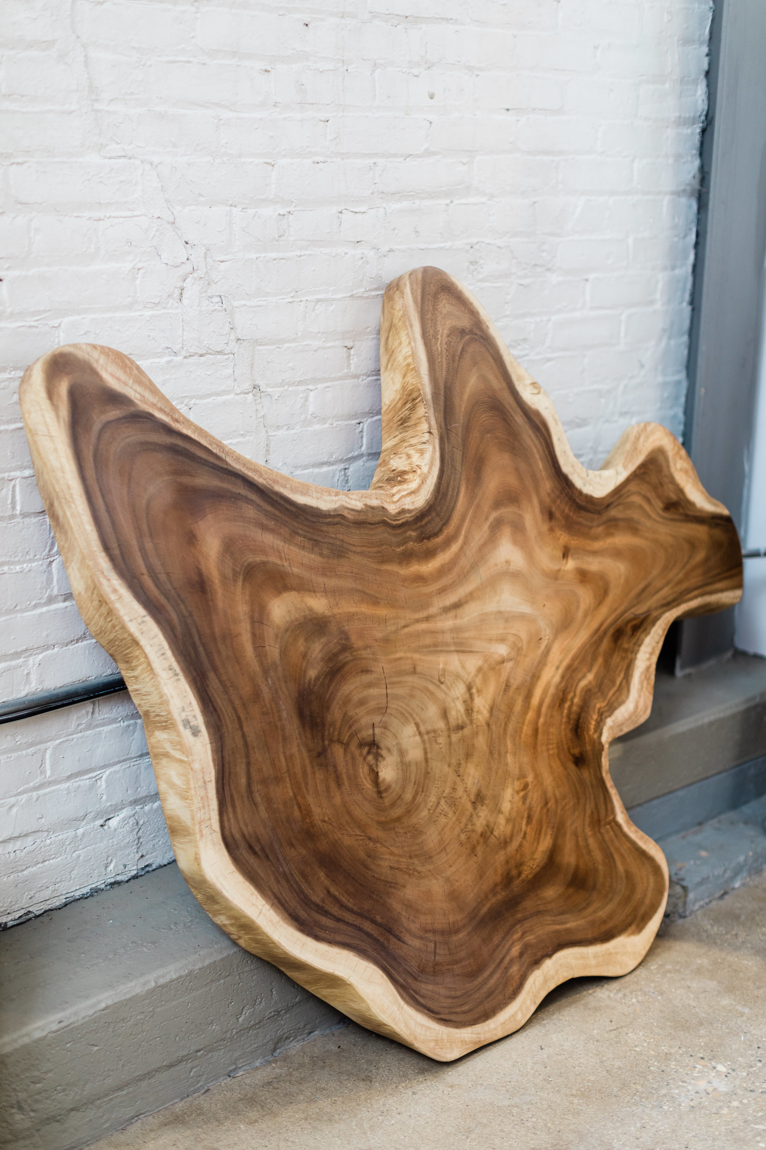 Copy of single slab coffee table. Blue Moon Furniture.