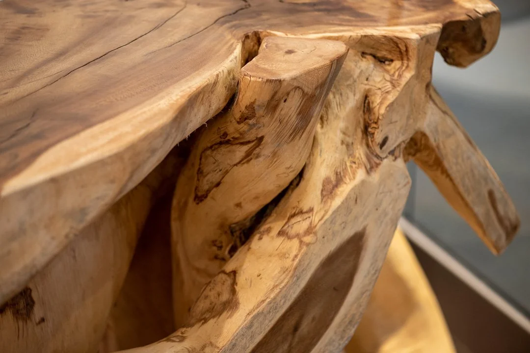 authentically sculpted console table