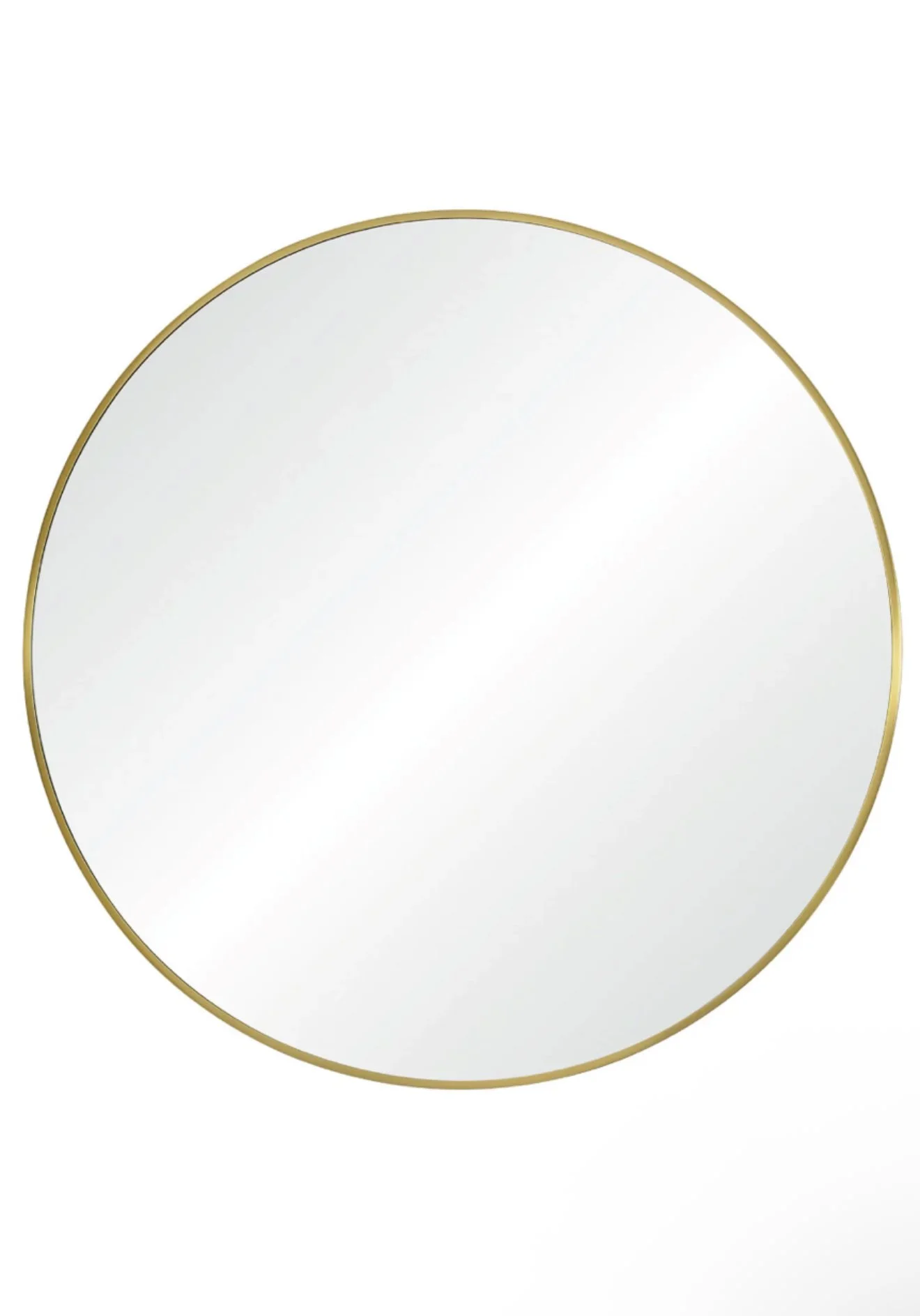 Slim Rim Gold Mirror