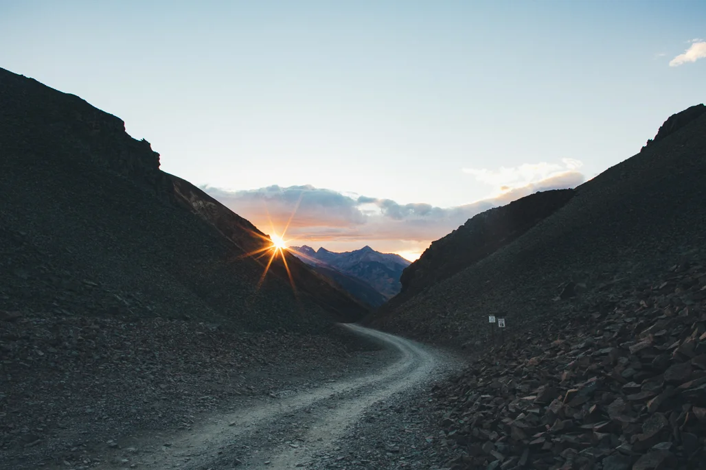 While this is technically a road, it sure didn't feel like it as we drove up to an elevation of 13,000 feet for our last Silverton sunset, but boy was it worth it.