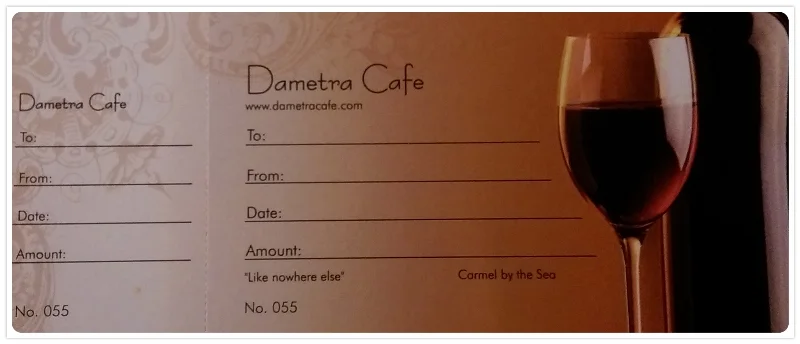 Gift Certificate
