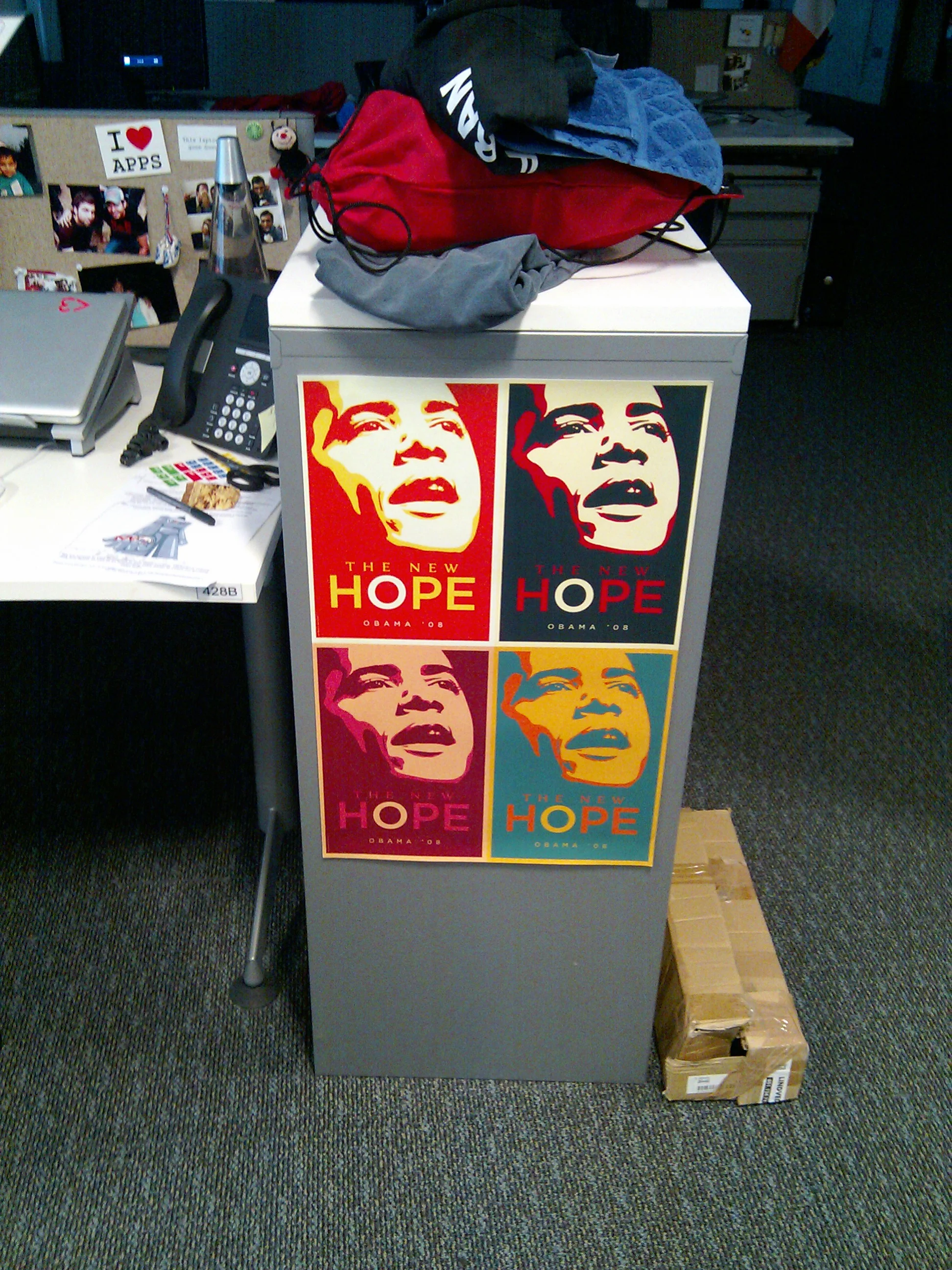 A poster I had created and hung next to my desk at Google Dublin in 2009