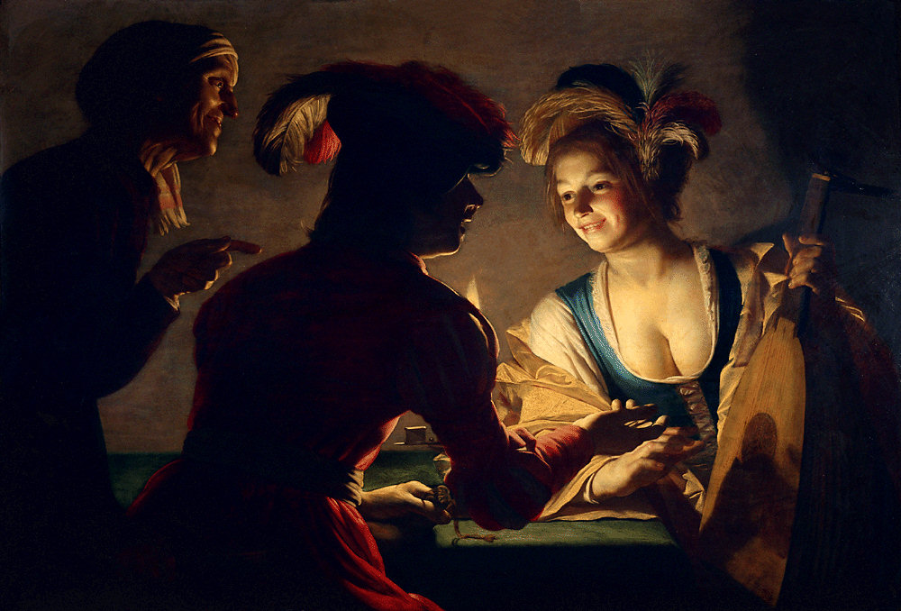 Garret van Honthorst's The Matchmaker